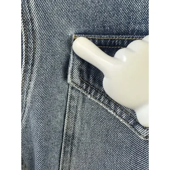 Citizens of Humanity Distressed Marta Denim Jumpsuit Blue Jean Coveralls Small - Picture 6 of 16